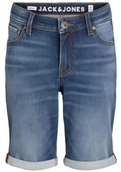 Jack & Jones Blue / Blue Denim Rick Icon Denim Junior Shorts