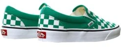 Vans Pepper Green - True White Checkerboard Classic Slip-On Shoes -Jack & Jones Store 25405 3