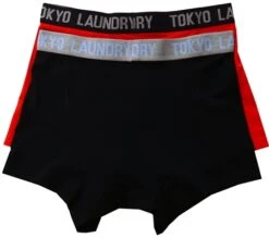 Tokyo Laundry Red / Black Hedworth (2 Pack) Boxer Shorts Set -Jack & Jones Store 25417 2