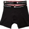 Champion Black/Grey Two Pack Jacquard Waistband Boxers