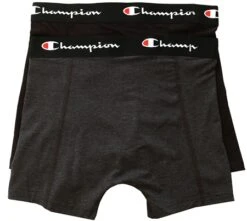 Champion Black/Grey Two Pack Jacquard Waistband Boxers -Jack & Jones Store 25418 2