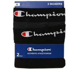 Champion Black/Grey Two Pack Jacquard Waistband Boxers -Jack & Jones Store 25418 3
