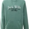 Jack Wills Oil Blue Junior Batsford Logo Script Hoodie