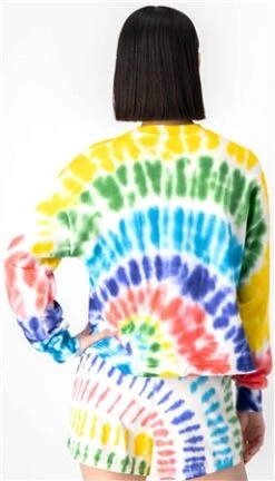 Champion Multi Tie-Dye Script Logo Sweatshirt -Jack & Jones Store 25479 3