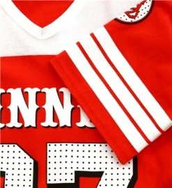 Vivichi Red / White Varsity T-Shirt -Jack & Jones Store 25627 2