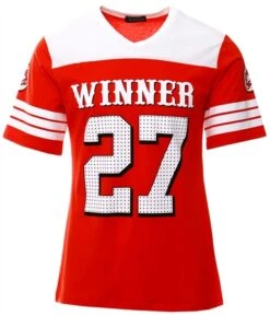 Vivichi Red / White Varsity T-Shirt