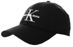 Calvin Klein Black Organic Cotton Logo Cap