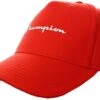 Champion Red Script Logo Organic Cotton Cap