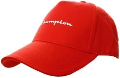 Champion Red Script Logo Organic Cotton Cap