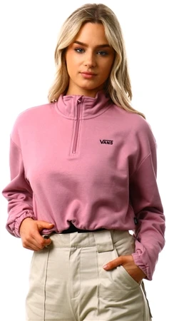 Vans Lila Left Chest Half Zip Hoodie