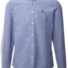 Ottomoda Blue Long Sleeve Oxford Shirt