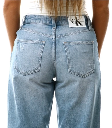 Calvin Klein Denim Light 90's Straight Jeans 2 Calvin Klein Denim Light 90's Straight Jeans - Image 2