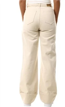 Veromoda Ecru Kathy High Waisted Wide Leg Jeans -Jack & Jones Store 25989 3