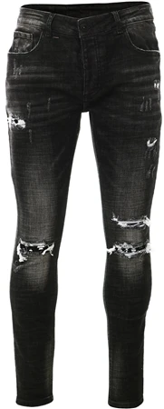 Kings Will Dream Black Dimitrius Slim Denim Jean