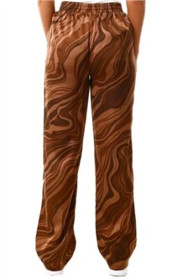 Vila Demitasse Satin High Waisted Trousers -Jack & Jones Store 26011 3