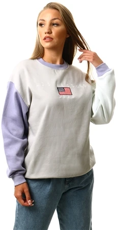 Daisy Street Grey Los Angeles Crew Sweater