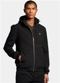 Lyle & Scott Jet Black Softshell Jacket -Jack & Jones Store 26031 3