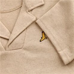 Brave Soul Light Sand Short Sleeve Waffle Polo Shirt -Jack & Jones Store 26035 2