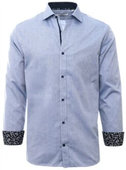 Jack & Jones Blue / Chambray Blue Slim Fit Shirt