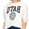 Only White / Cloud Dancer Dreamer Front Print Sweatshirt