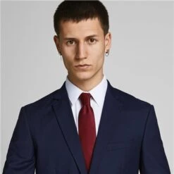 Jack & Jones Red / Fudge Colombia On-Trend Tie -Jack & Jones Store 26094 3