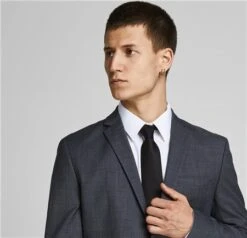 Jack & Jones Black / Black Colombia On-Trend Tie -Jack & Jones Store 26095 3