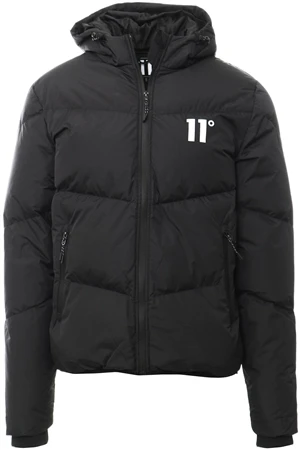 11 Degrees Black Large Panel Puffer Jacket 1 11 Degrees Black Large Panel Puffer Jacket