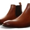 Base London Washed Tan Sikes Leather Chelsea Boot