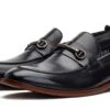Base London Black Coda Leather Brogue Shoe