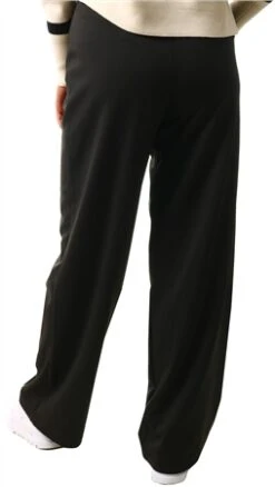 Veromoda Black / Black Tanni High Waisted Wide Solid Trousers -Jack & Jones Store 26184 3