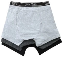 Jack Wills Charcoal Multipack Boxers 3 Pack -Jack & Jones Store 26224 2