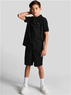 Lyle & Scott True Black Junior Classic Polo Shirt -Jack & Jones Store 26268 2