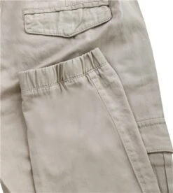 Brave Soul Light Grey Cuffed Hem Taslan Cargo Trousers -Jack & Jones Store 26291 2