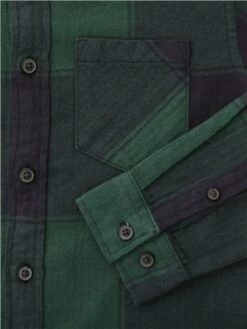 Jack & Jones Trekking Green Junior Rowen Check Comfort Shirt -Jack & Jones Store 26332 2