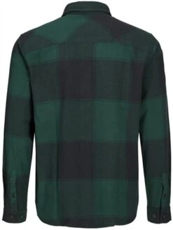 Jack & Jones Trekking Green Junior Rowen Check Comfort Shirt -Jack & Jones Store 26332 3