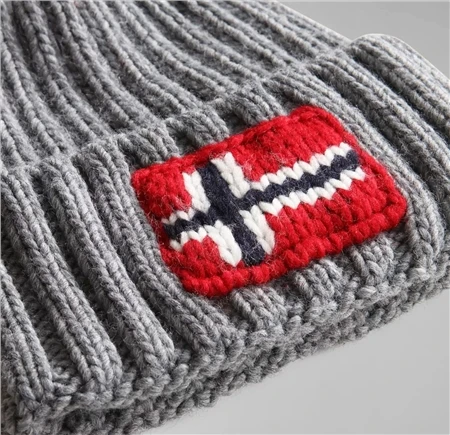 Napapijri Grey Semiury Beanie 2 Napapijri Grey Semiury Beanie - Image 2
