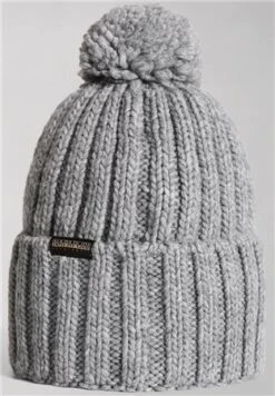 Napapijri Grey Semiury Beanie 6 Napapijri Grey Semiury Beanie -Jack & Jones Store 26401 2