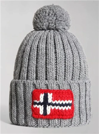 Napapijri Grey Semiury Beanie 1 Napapijri Grey Semiury Beanie