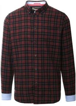 Duke Red Holton Flannel Check Shirt