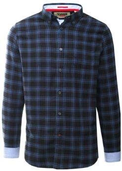 Duke Blue / Black Dovercourt Flannel Check Shirt