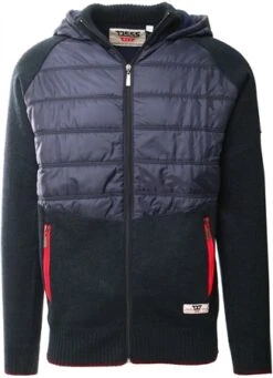 Duke Navy Norbury Jacket With Fleeced Lining And Hood