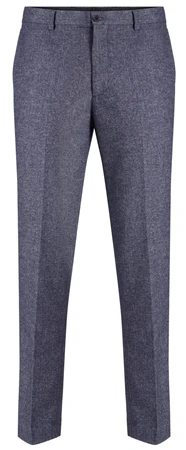 Jack & Jones Navy / Blue Franco Donegal Tweed Trousers