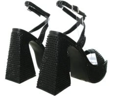 Public Desire Black Diamanté Open Toe Shoe -Jack & Jones Store 26529 3