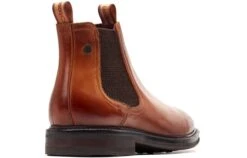 Base London Tan Masada Washed Leather Chelsea Boot -Jack & Jones Store 26593 3