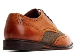 Base London Tan Chaplin Twill Mix Brogue -Jack & Jones Store 26594 3
