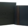 Dice Navy Campbell Leather Wallet In A Box