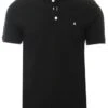 Jack & Jones Black / Black Cotton Polo Shirt