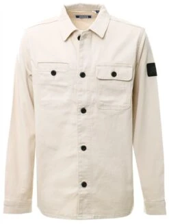 Jack & Jones Gray / Moonbeam Junior Stretch Overshirt