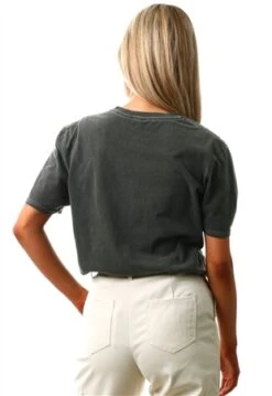 Missi London Washed Grey Acid Wash Skull Print Tee -Jack & Jones Store 26652 3