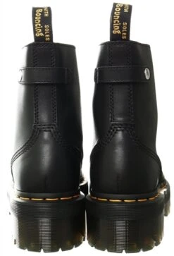 Dr. Martens Dr Martens Black Sendal Jetta Zipped Leather Platform Boots -Jack & Jones Store 26699 2